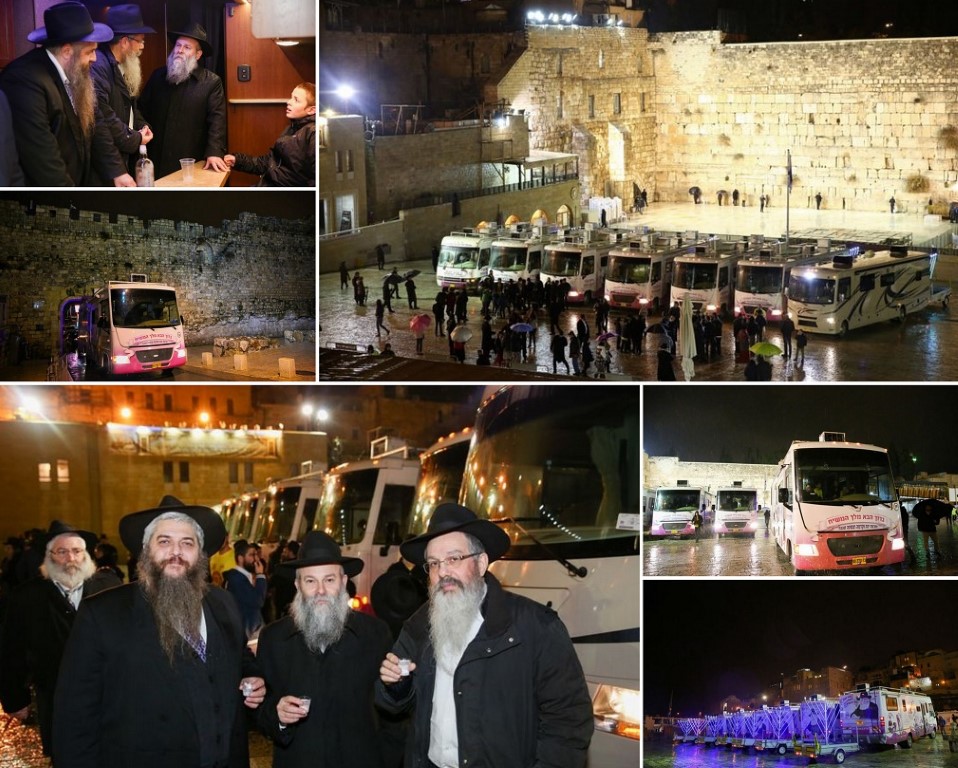 שיירת הטנקים הגיעה לכותל